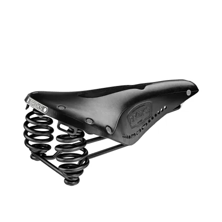 Selle vélo cuir sculpté noir - Confort longue distance - BROOKS