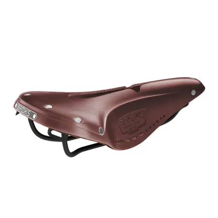 Selle vélo cuir étroite sculptée marron - Confort profilé sportif - BROOKS