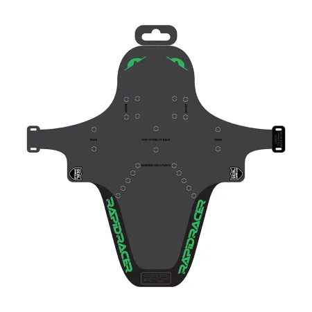 Protection de cadre vélo enduro vert grand format - Anti-eclats renforce VTT descente - RRP