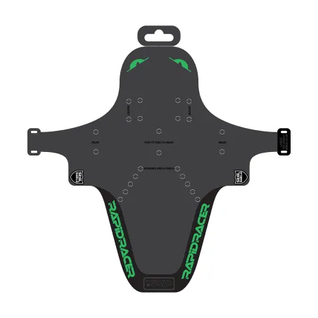 Protection de cadre vélo enduro vert grand format - Anti-eclats renforce VTT descente - RRP