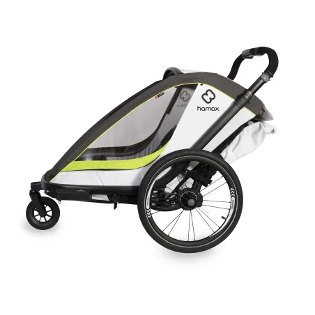 Remorque vélo enfant une place - Transport sûr et confortable - HAMAX