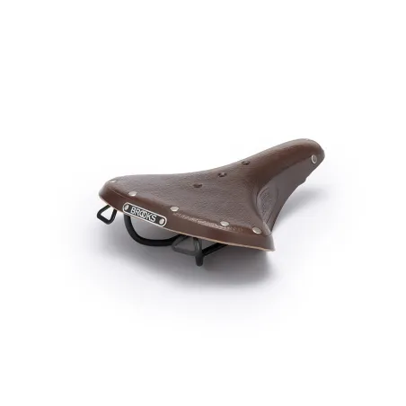 Selle vélo en cuir marron - Confort robuste tout usage - BROOKS