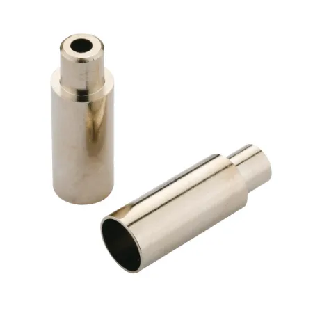 Embouts de gaine frein 5mm en laiton chromé - Lot de 100 pièces - JAGWIRE