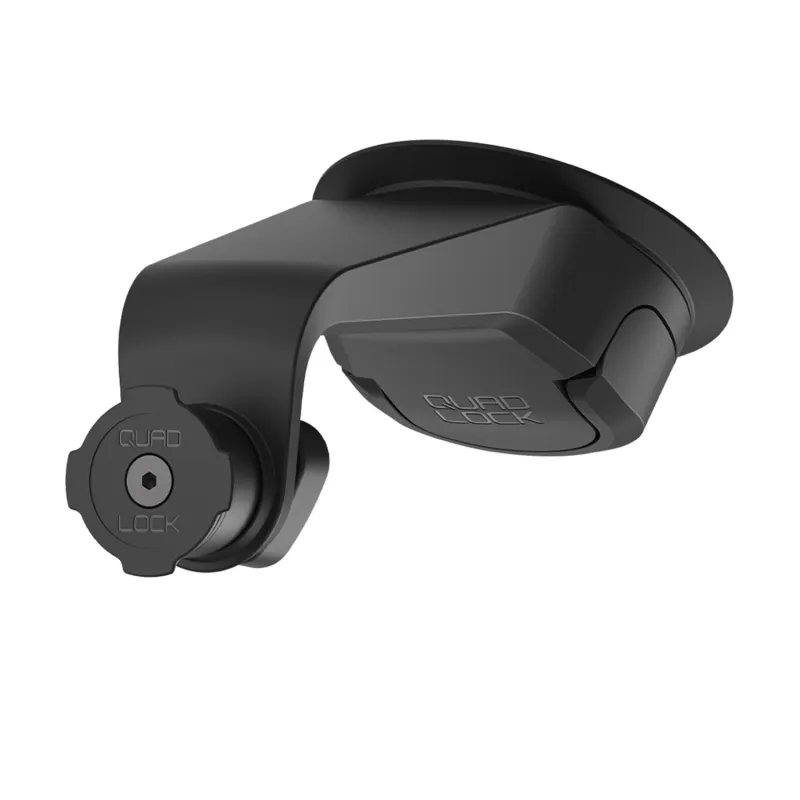 Support telephone voiture pare-brise/tableau de bord - Compatible trajets velo-voiture - QUAD LOCK