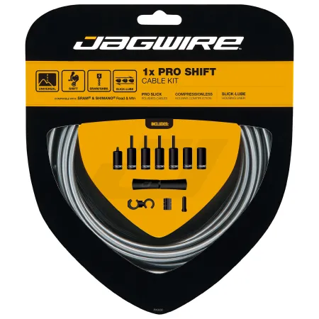 Kit de câble de dérailleur vélo mono-plateau - Passage de vitesses fluide - JAGWIRE