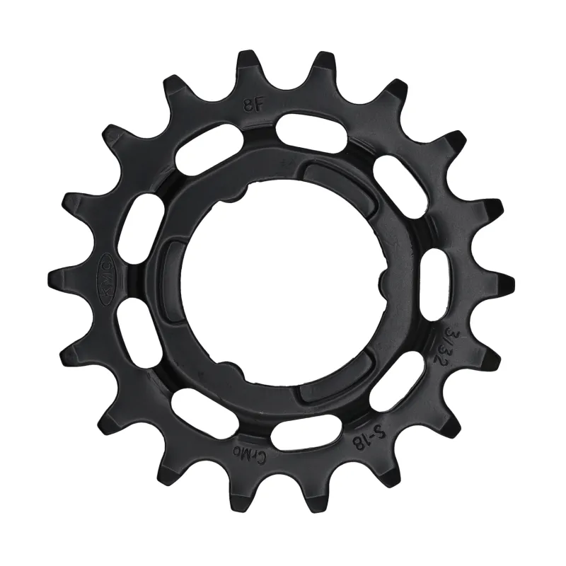 Pignon vélo fin 18 dents - Compatible transmission Shimano - KMC