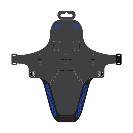 Protection de cadre vélo enduro bleu grand format - Anti-eclats renforce VTT descente - RRP