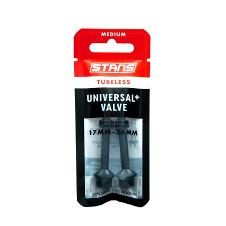 Valves tubeless universelles taille moyenne - Montage simple et fiable - STANS