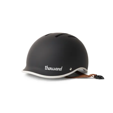 Casque vélo urbain taille M noir carbone - Protection certifiée - THOUSAND
