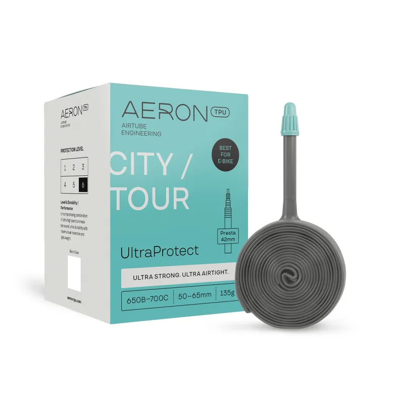 Chambre à air TPU vélo urbain et voyage - Protection renforcée anti-crevaison - AERON TPU