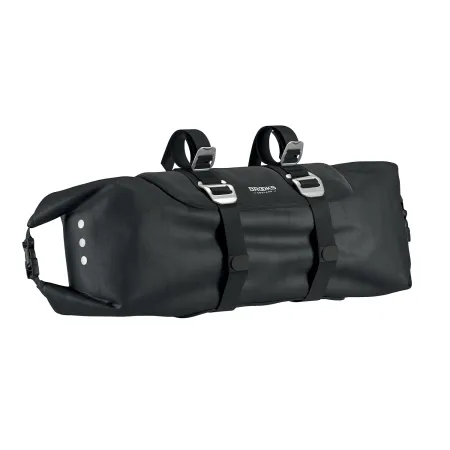 Sacoche de guidon enroulable 10-12L noire - Rangement bikepacking - BROOKS