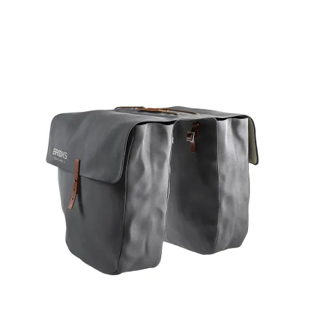 Sacoche vélo bicolore grise et miel - Style urbain pratique - BROOKS