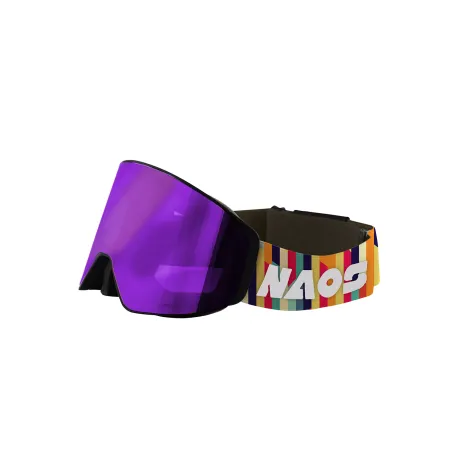 Lunettes VTT Naos Selva motif Art Fun violet - Protection solaire tout-terrain - NAOS