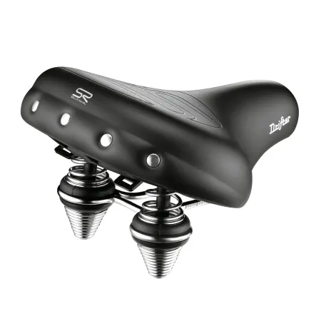 Selle vélo confort renfort textile noir - Position de conduite détendue - SELLE ROYAL