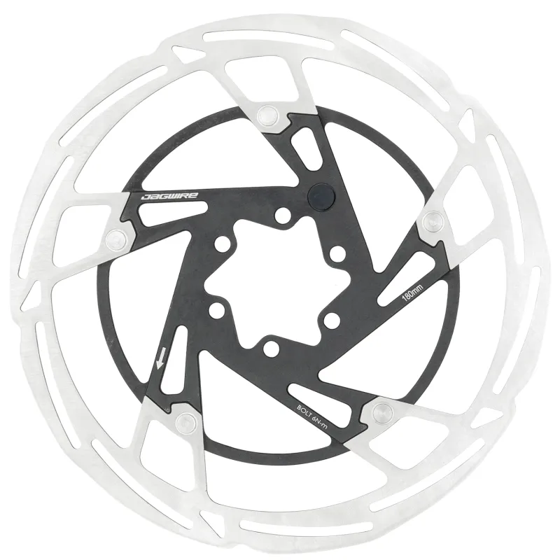 Disque de frein vélo 203mm 6 trous haut de gamme - Freinage précis - JAGWIRE