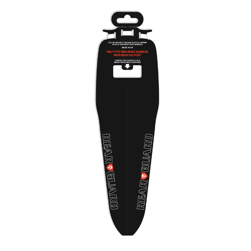 Protection de cadre vélo route arriere noir compatible Fizik ICS - Anti-eclats et anti-projections - RRP
