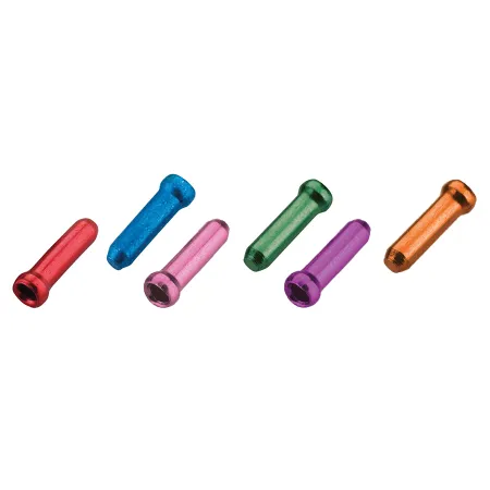 Embouts de câble frein ou dérailleur multicolores - Lot de 500 assortis - JAGWIRE
