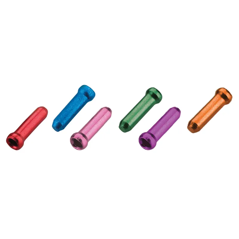 Embouts de câble frein ou dérailleur multicolores - Lot de 500 assortis - JAGWIRE