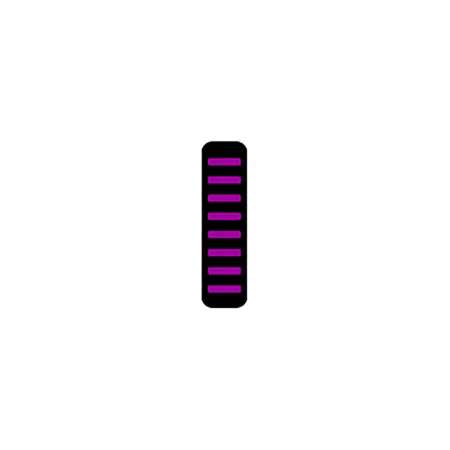 Sticker collier protection cadre arrière violet - RRP