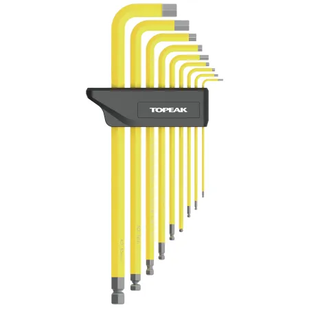 Set de 9 clés Hex vélo - Kit complet pour entretien mécanique - TOPEAK