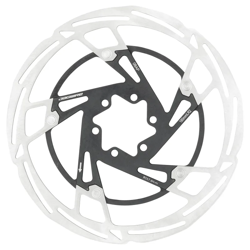 Disque de frein vélo 140mm 6 trous - Léger pour usage polyvalent - JAGWIRE