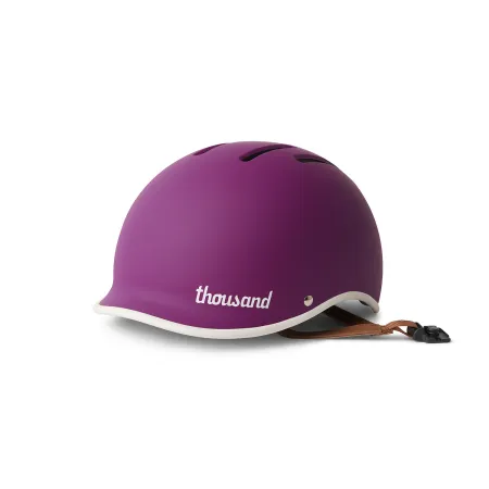 Casque vélo urbain taille L violet - Protection certifiée design moderne - THOUSAND