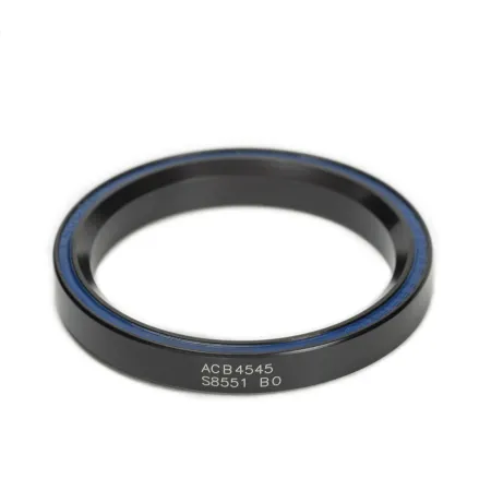 Roulement inox contact angulaire oxyde noir 36,8x45,8x6,5 - Rotation fluide durable - ENDURO BEARINGS