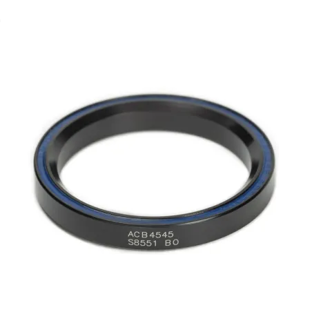 Roulement inox contact angulaire oxyde noir 36,8x45,8x6,5 - Rotation fluide durable - ENDURO BEARINGS