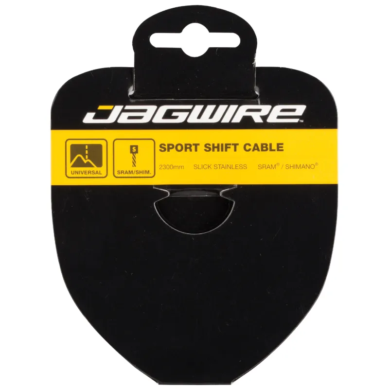 Câble de dérailleur vélo inox - Glisse renforcée compatible SRAM/Shimano - JAGWIRE