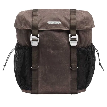 Sacoche vélo Haul 17L marron - Grande capacité cycliste voyage - BROOKS