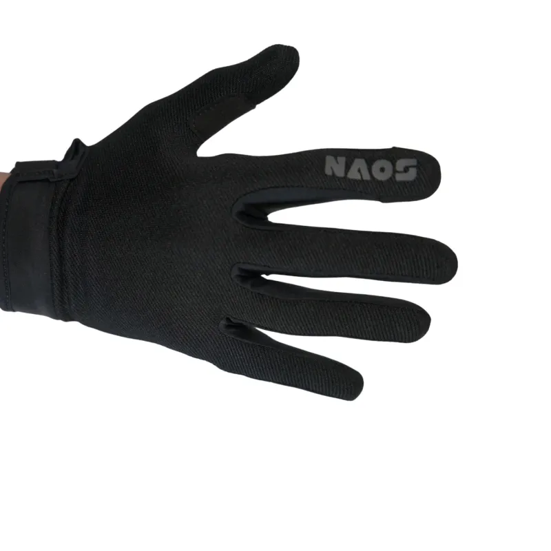 Gants de vélo Naos noir taille M - Confort et grip toutes saisons - NAOS