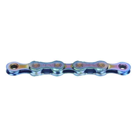 Chaîne vélo 12 vitesses cirée finition bleue - Faible friction longue durée - KMC