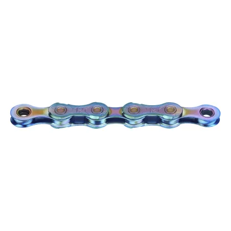 Chaîne vélo 12 vitesses cirée finition bleue - Faible friction longue durée - KMC