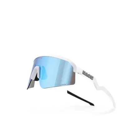 Lunettes de vélo Ziris blanc mat - Protection solaire confort cycliste - NAOS