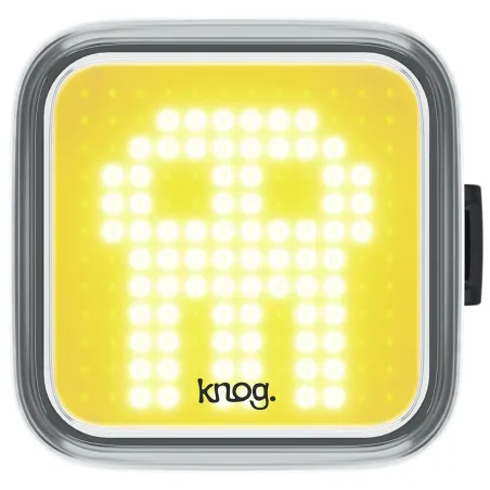 Feu avant de vélo rechargeable USB - Visibilité renforcée en ville - KNOG