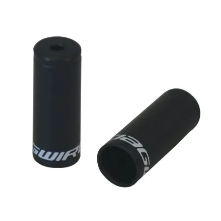 Embouts de gaine dérailleur alu 3,5mm noir x50 - Finition propre câbles vélo - JAGWIRE