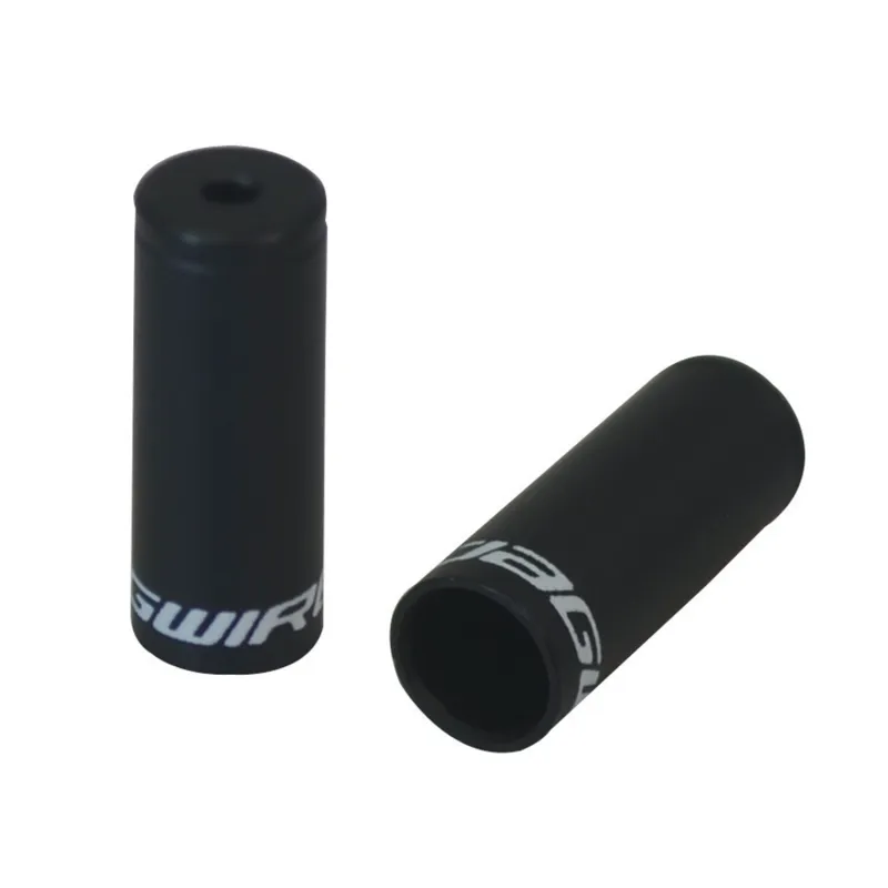 Embouts de gaine dérailleur alu 3,5mm noir x50 - Finition propre câbles vélo - JAGWIRE