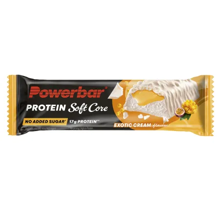 Barre proteinee cyclisme creme exotique x12 - Recuperation musculaire efficace - POWERBAR