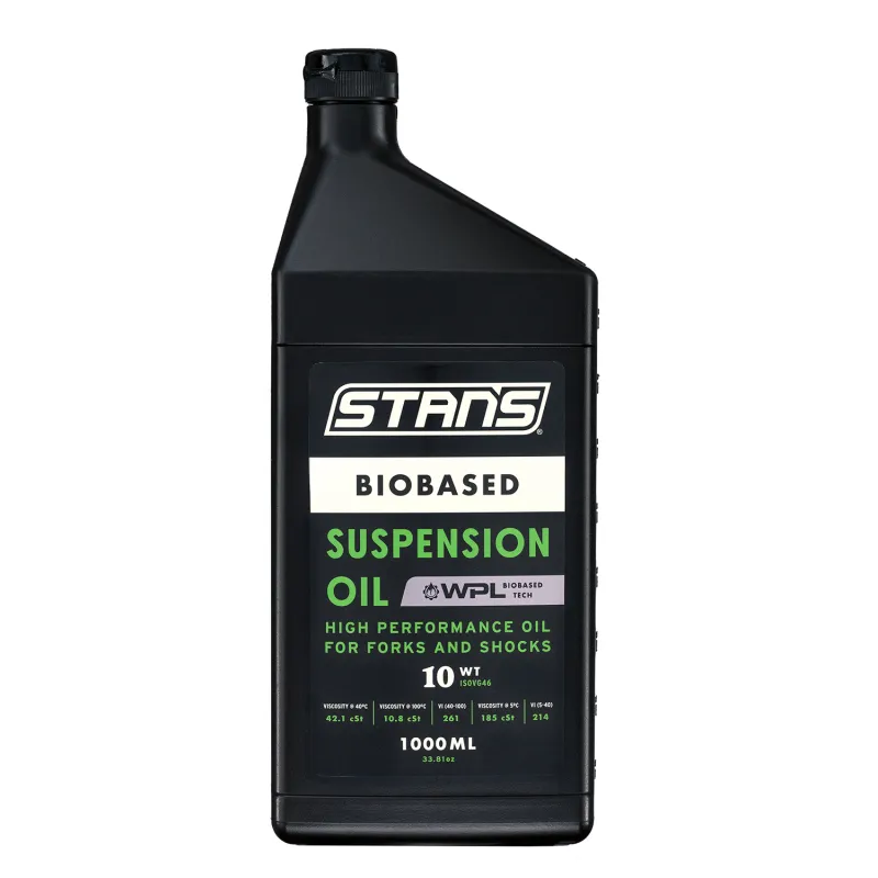 Huile de suspension vélo 10WT 1L - Formule biosourcée performante - STANS