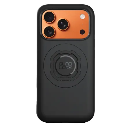 Coque velo magnetique iPhone 17 Pro - Fixation compatible support guidon - QUAD LOCK