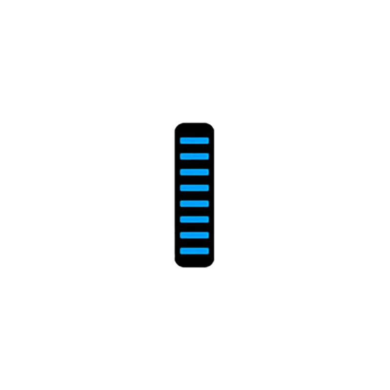 Sticker collier protection cadre arrière cyan - RRP