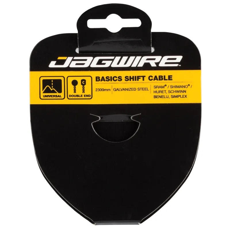 Câble de dérailleur vélo galvanisé basique - Compatible multi-marques - JAGWIRE