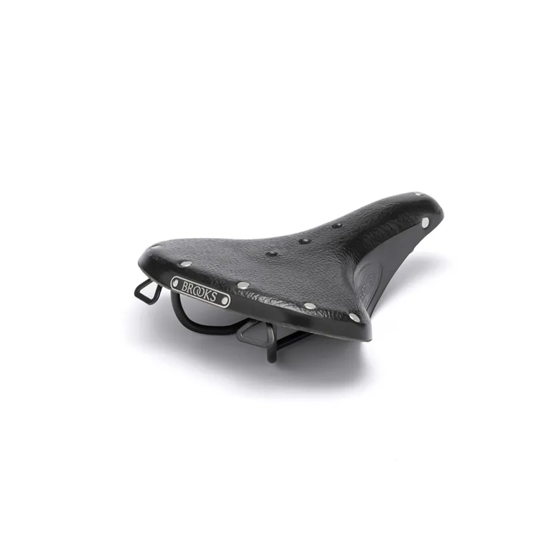 Selle vélo en cuir noir - Confort robuste tout usage - BROOKS