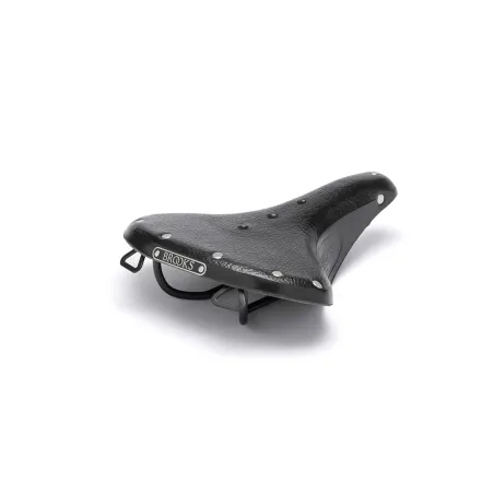 Selle vélo en cuir noir - Confort robuste tout usage - BROOKS