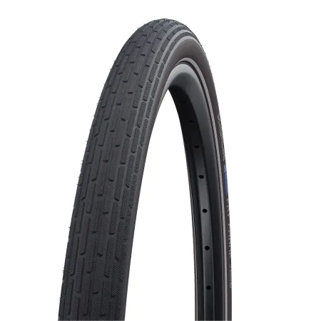 Pneu vélo urbain large 26x2.35 bandes réfléchissantes - Protection K-Guard anti-crevaison - SCHWALBE