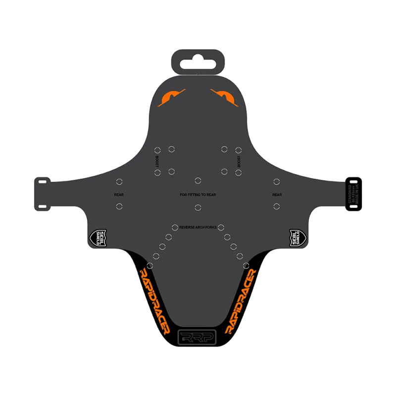 Protection de cadre vélo enduro orange standard - Anti-eclats renforce VTT descente - RRP