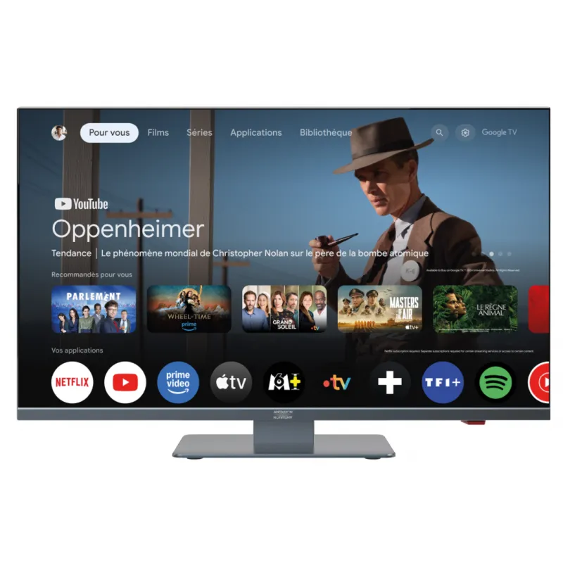 smart tv 19 dvd google antarion  - antarion bleu