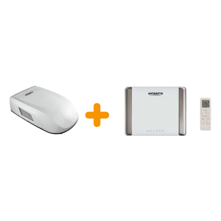 climatiseur 2650w blanc antarion avec inverter et pompe a chaleur - antarion bleu