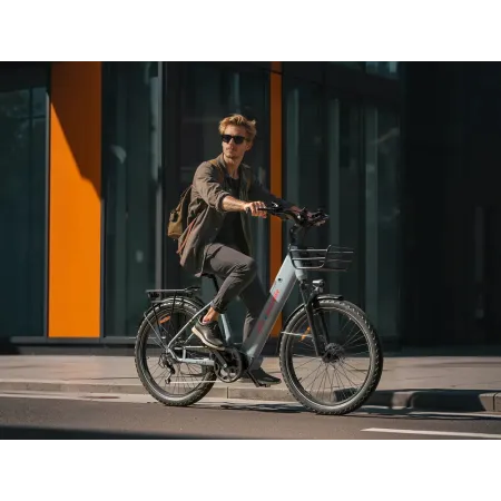 Vélo électrique Eletronbike OC26 marron 26" | Capteur de couple & 130 km