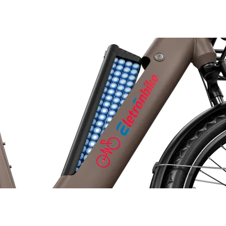 Vélo électrique Eletronbike OC26 marron 26" | Capteur de couple & 130 km